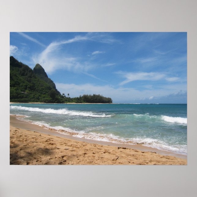 Poster Belles plages de Kauai (Devant)