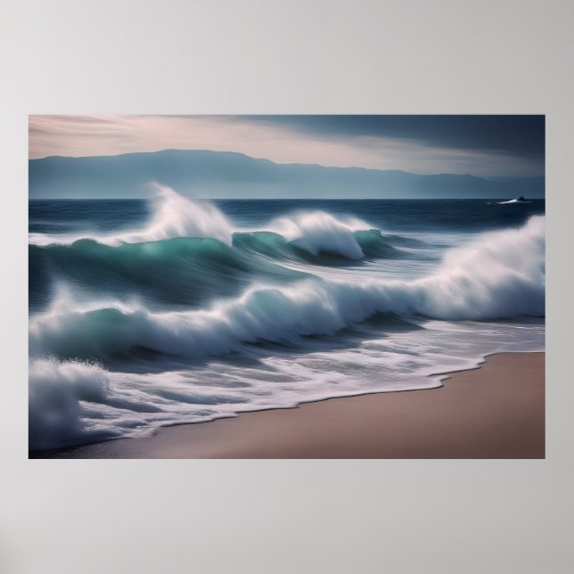 Poster Belles vagues (Devant)