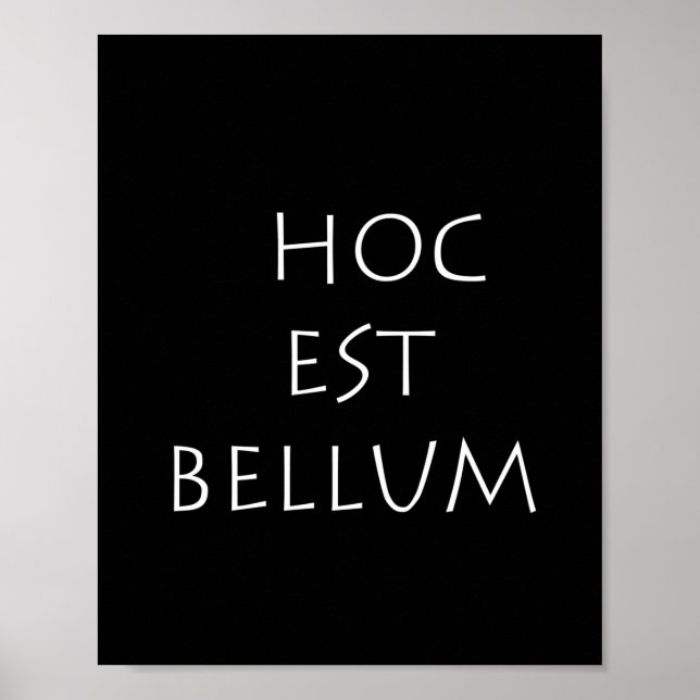 Poster Bellum de mesure (Devant)