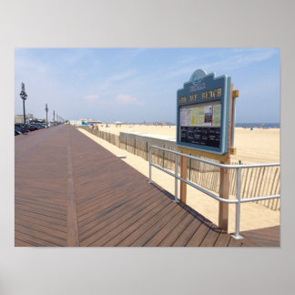 Poster Belmar Fifth Avenue Beach Jersey Shore