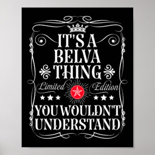 Poster Belva s'appelle A Belva Ce que vous ne comprendrie