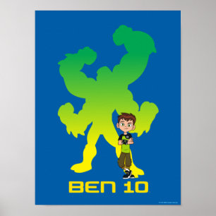 Poster Ben 10 & Four Arms Shadow