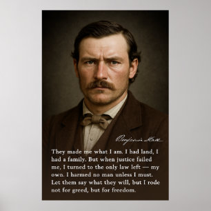 Poster Ben Hall - L'hors-la-loi réductrice