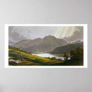 Poster Ben Nevis, plate XII from Scenery of the Grampian