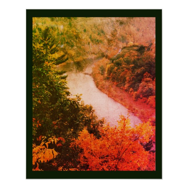 Poster Bend fluvial (Devant)