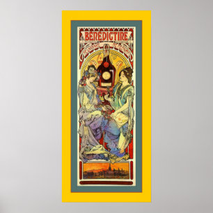 Poster Bénédictine ~ Publicité Vintage