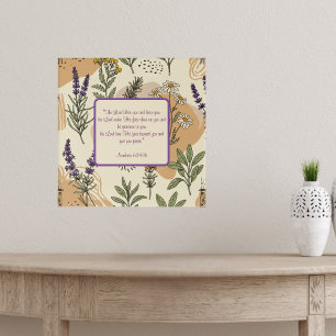 Poster Bénédiction de Fleurs Herbacées Personnalisable