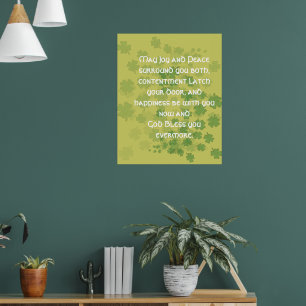 Poster Bénédiction de mariage irlandais