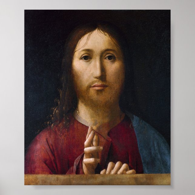 Poster Bénédiction du Christ 15e siècle (Devant)