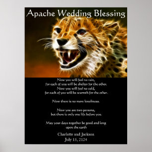 Poster Bénédiction du Mariage Apache