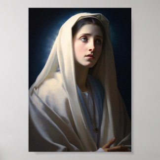 Poster Béni Marie Mère de Dieu Peinture
