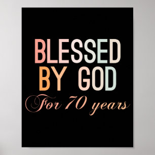 Poster Béni par Dieu pendant 70 ans