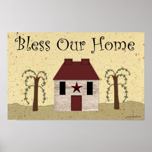 Poster Bénie soit notre maison