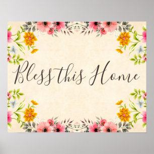 Poster Bénissez cette maison