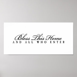 Poster Bénissez tous ceux qui entrent