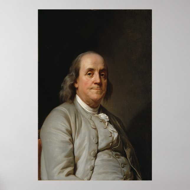Poster BENJAMIN FRANKLIN par Joseph Siffred Duplessis (Devant)