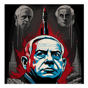 Poster benjamin netanyahu dkk.