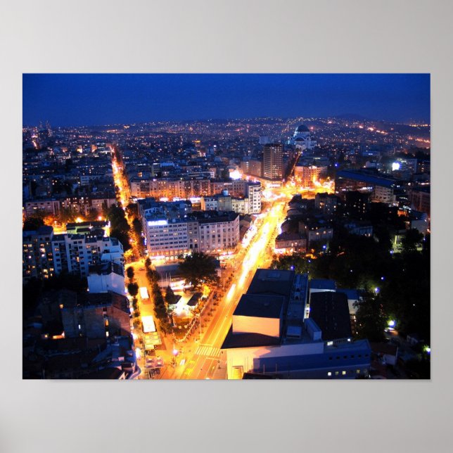 Poster Beograd Srbija (Devant)