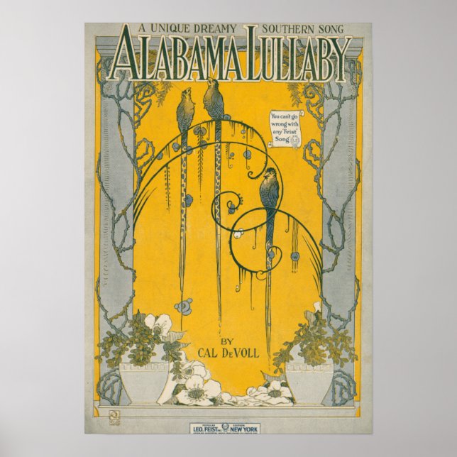 Poster Berceuse de l'Alabama (Devant)