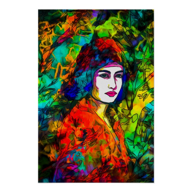 Poster Beret rouge (Devant)