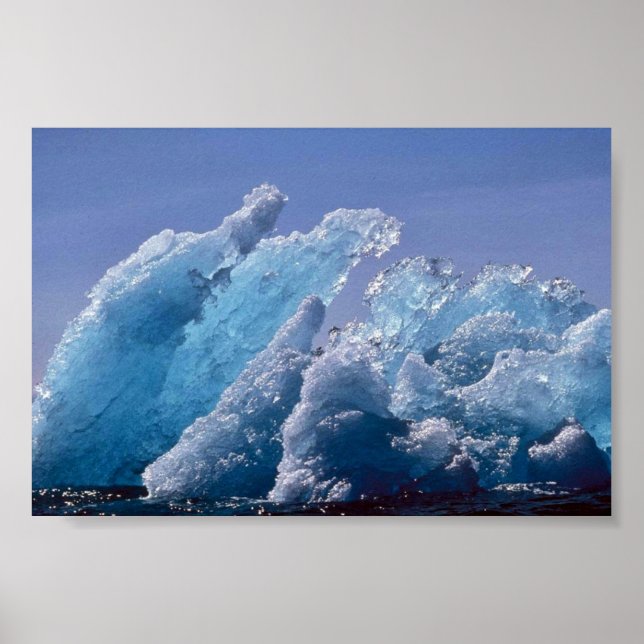 Poster Berg de glace ou glace flottante (Devant)