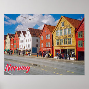Poster Bergen, Norway