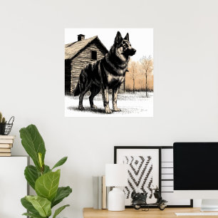 Poster Berger Allemand