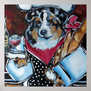 POSTER BERGER AUSTRALIEN CUISINIER