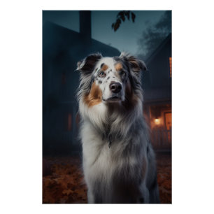 Poster Berger Australien Halloween Épouvantable