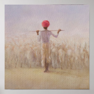 Poster Berger et troupeau