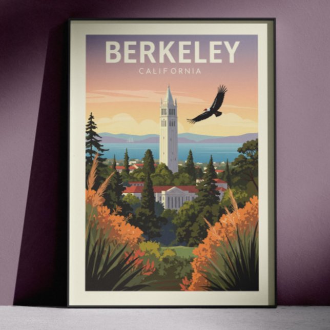 Poster Berkeley Californie vintage (Créateur téléchargé)