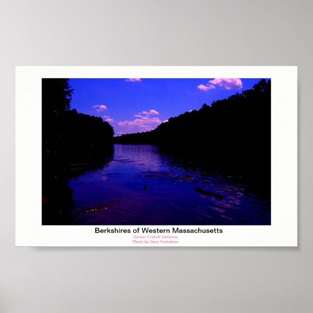 Poster Berkshires de l'ouest du Massachusetts (Devant)