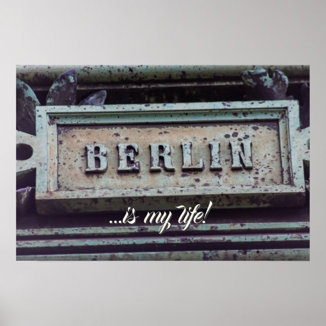 Poster Berlin est ma vie ! J'aime Berlin, capitale de l'A (Devant)
