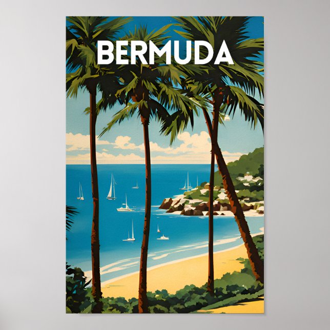 Poster Bermudes Travel PS (Devant)