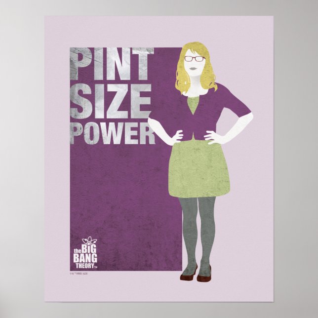 Poster Bernadette | Puissance de la taille des pintes (Devant)