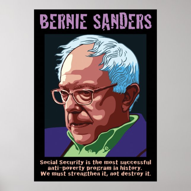 Poster Bernie Sanders (Devant)