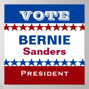 Poster Bernie Sanders for President