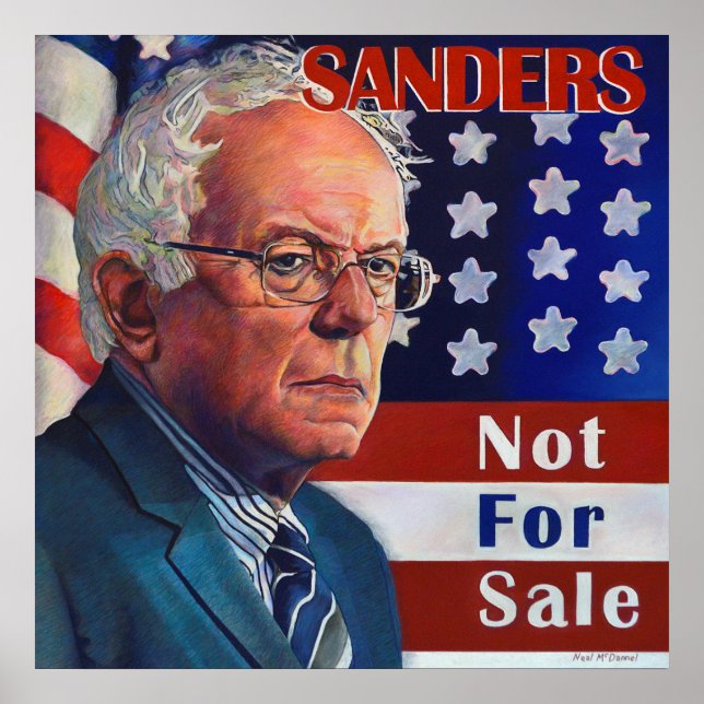Poster Bernie Sanders pour le président (Devant)
