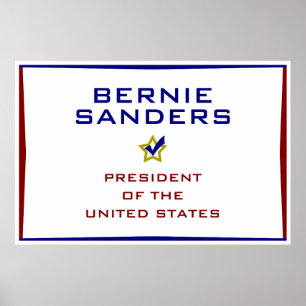 Poster Bernie Sanders Président USA V2