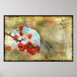 Poster Berry Cold Grunge