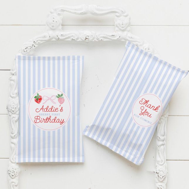 Poster Berry First Birthday Chip Bag Wrapper imprimable (Créateur téléchargé)