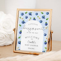 Berry Sweet Blueberry Baby shower Bienvenue