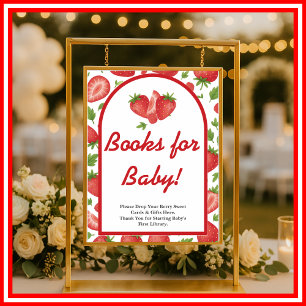 Poster Berry Sweet   Livres pour le langage des signes bé