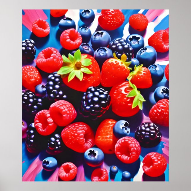 Poster Berrylicious Burst (Devant)