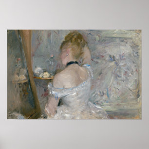 Poster Berthe Morisot - Femme à sa Toilette
