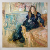 Berthe Morisot - Julie et son lévrier Laerte