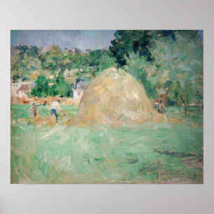 Poster Berthe Morisot - Meules de foin à Bougival