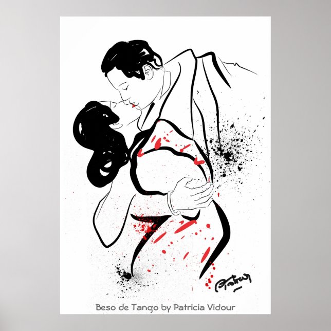 Poster Beso de Tango - Kiss of Tango (Devant)