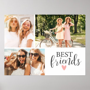 Poster Best Friends Chic Script Photo
