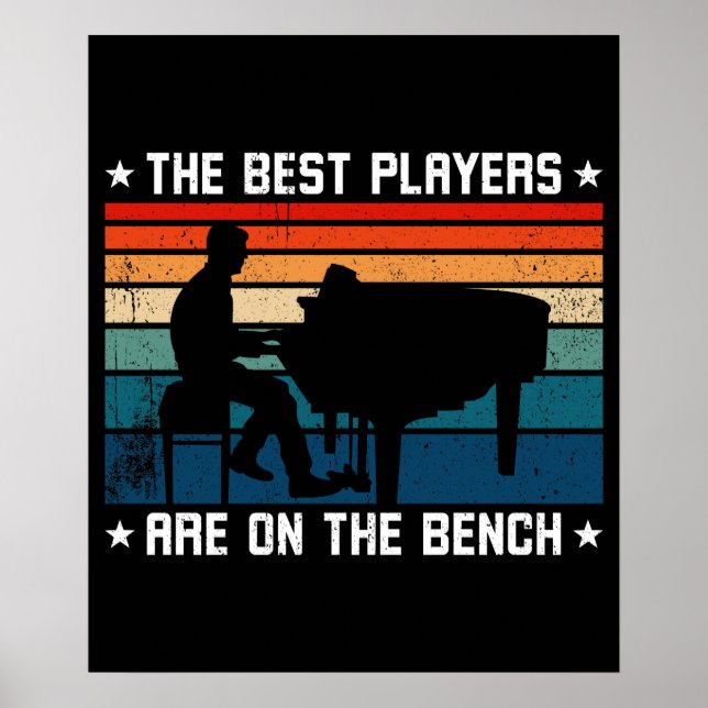 Poster Best Players are on the Bench (Devant)